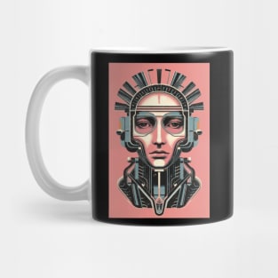 Futurism Abstract Modern Portrait Art Mug